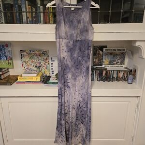 Vintage Grey/Silver All That Jazz Maxi Dress, Sz 7/8